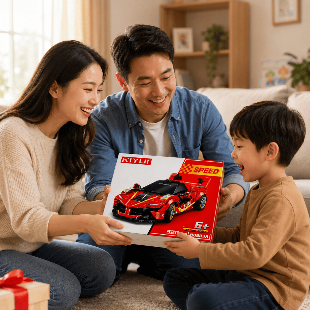 Đồ Chơi Xe Lắp Ráp 320 Mảnh KIYLI, Mô Hình Xe Đua Thể Thao Cho Bé 6+, Đồ Chơi STEM