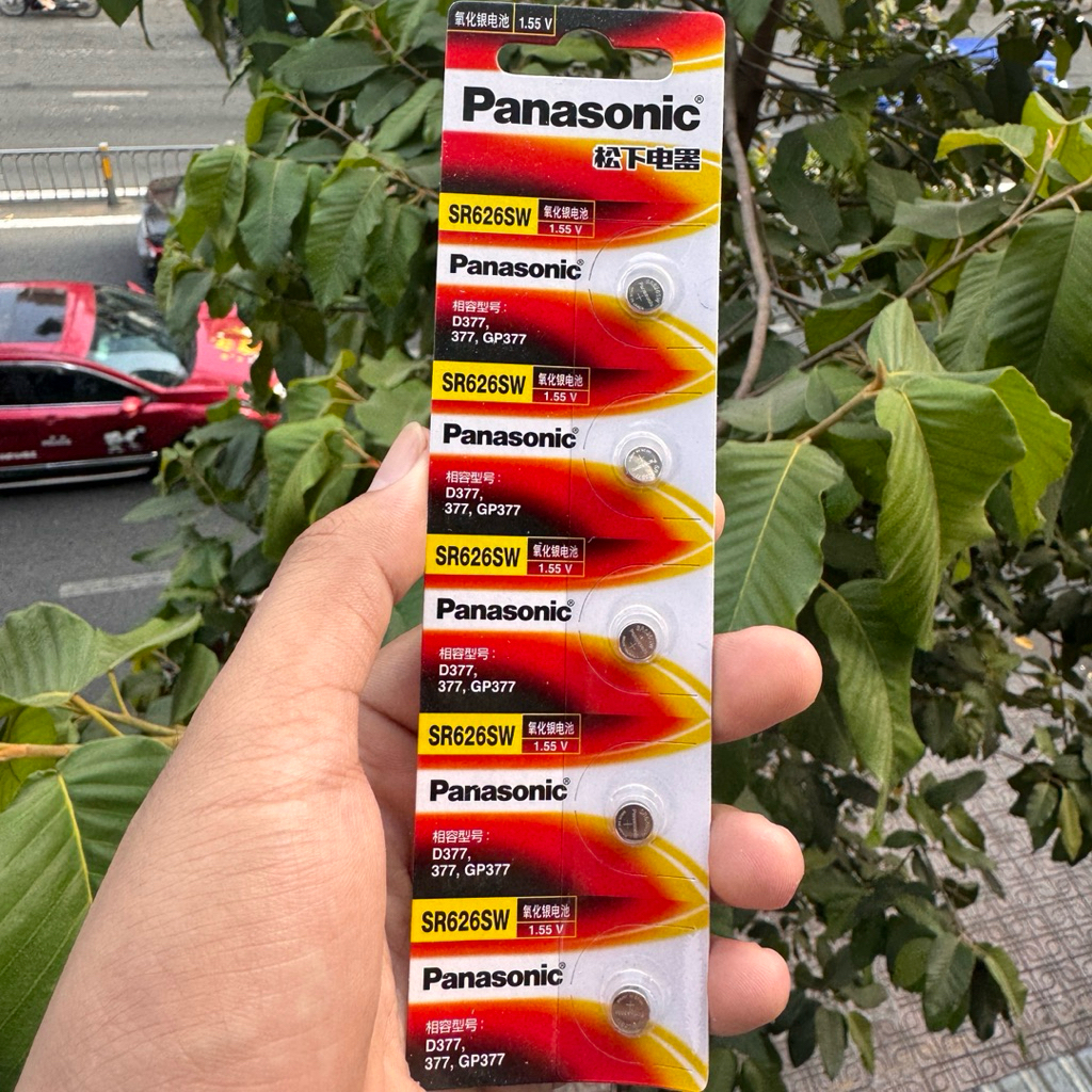 Pin Đồng Hồ Panasonic SR626/621SW 377/364 D377/364 GP377/364 1.55V Chính Hãng Pin Oxide Bạc Tuổi Thọ Cao