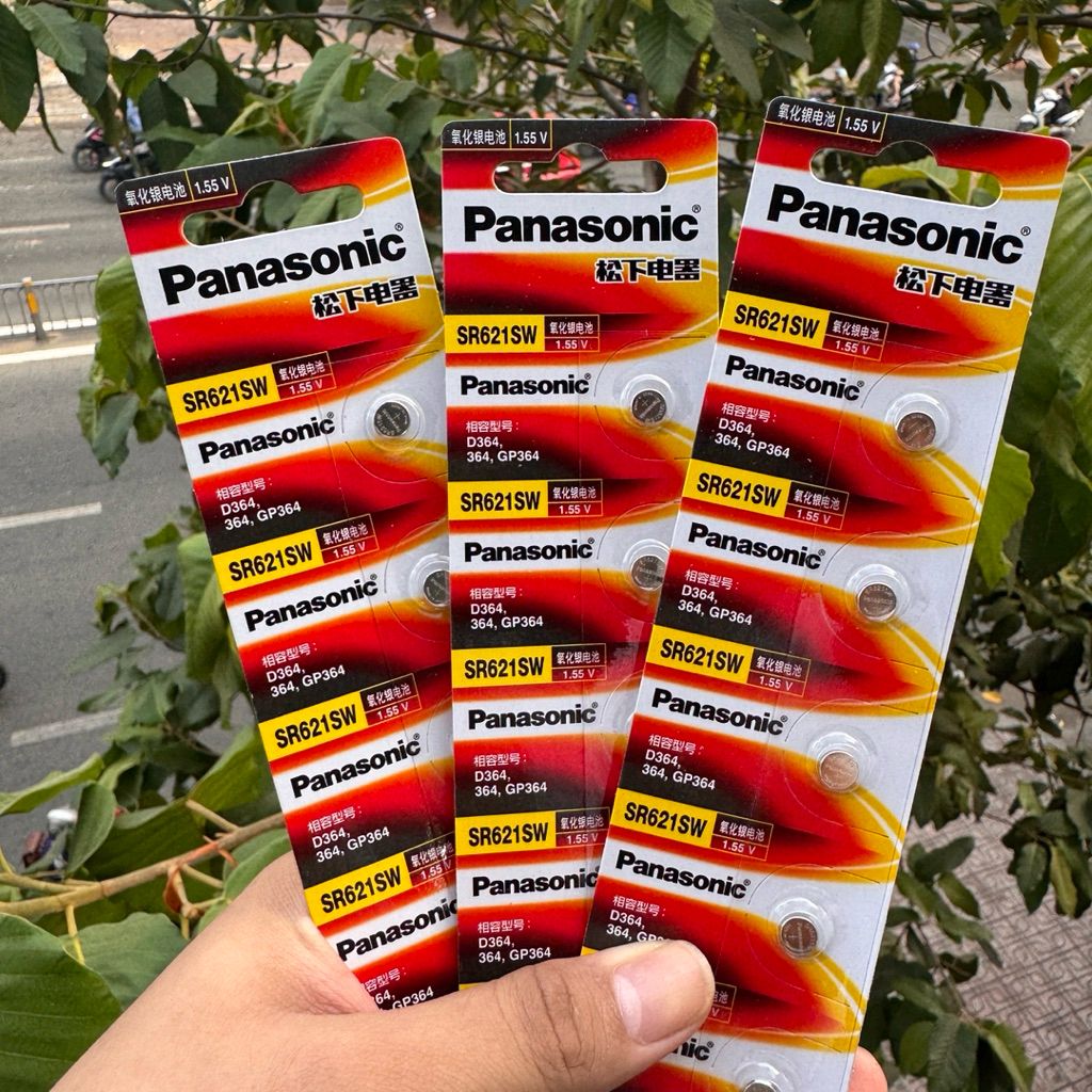Pin Đồng Hồ Panasonic SR626/621SW 377/364 D377/364 GP377/364 1.55V Chính Hãng Pin Oxide Bạc Tuổi Thọ Cao