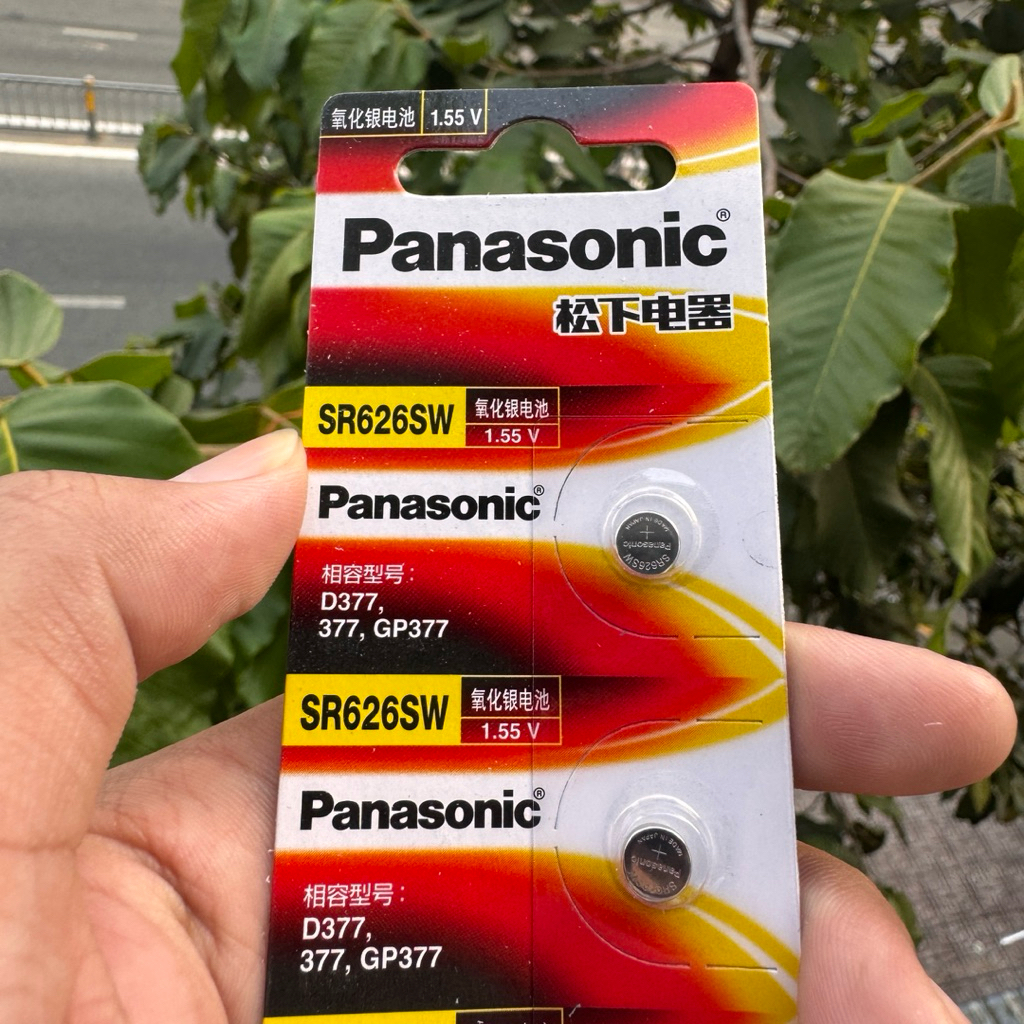 Pin Đồng Hồ Panasonic SR626/621SW 377/364 D377/364 GP377/364 1.55V Chính Hãng Pin Oxide Bạc Tuổi Thọ Cao