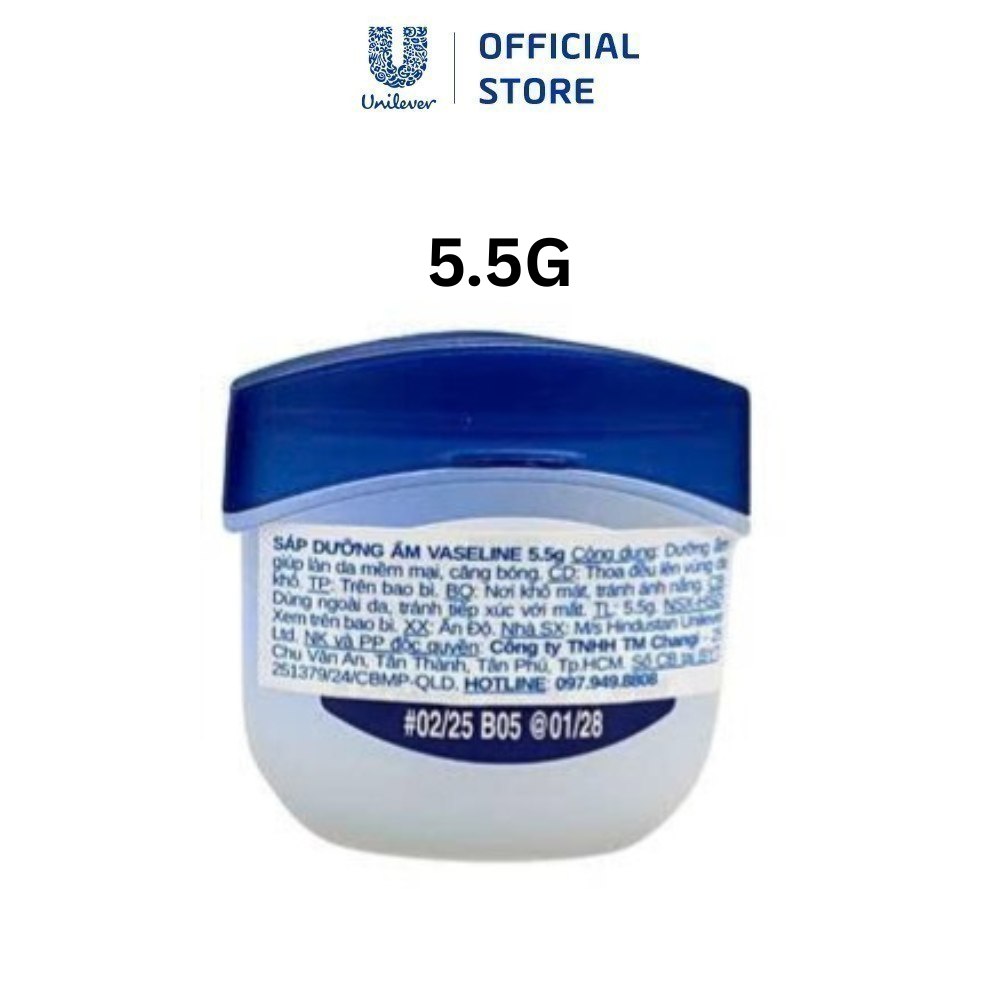 [Hàng tặng không bán] Hũ sáp Vaseline Protecting Jelly 5.5g