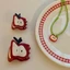 Kẹp Tóc Càng Cua Quả Táo Đỏ Dễ Thương – Phụ Kiện Tóc Nữ Phong Cách Vintage Hàn Quốc Cực Cute