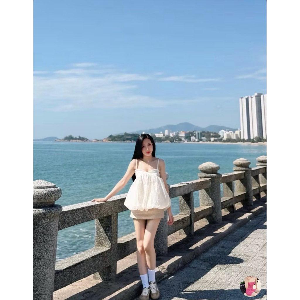 Áo Tơ 2S phối ren cách điệu xinh xắn - nữ tính và nổi bật