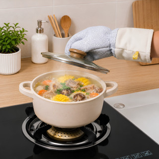 ( Phiên Bản Da PU ) Găng Tay Vệ Sinh Nhà Bếp VÒM DECOR,Tạo Bọt Nhanh,Làm Sạch Hiệu Quả,Ngăn Bẩn & Hóa Chất,Không Bám Mùi