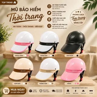 Mũ Bảo Hiểm lưỡi trai Vepa cao cấp loại dầy,cá tính và sang trọng dành cho cả nam và nữ ạ