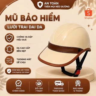 Mũ Bảo Hiểm lưỡi trai Vepa cao cấp loại dầy,cá tính và sang trọng dành cho cả nam và nữ ạ