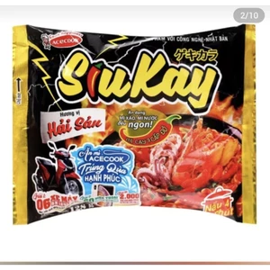 Thùng 24 Gói Mì SiuKay Vị Bò- Hải Sản 24g x127g. ACECOOK Siêu cay DATE MỚI.shop bảo minh6868