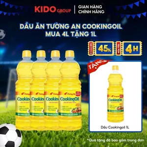Combo 4 chai Dầu Ăn Tường An CookingOil 1L