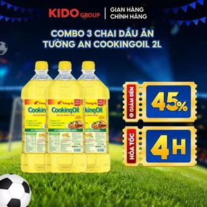 Combo 3 chai Dầu Ăn Tường An CookingOil 2L