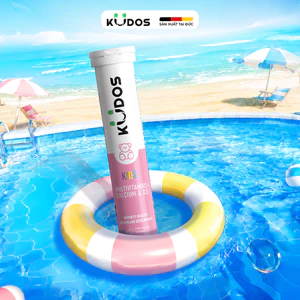 TPBVSK Viên sủi KUDOS KIDS bổ sung canxi và vitamin tổng hợp cho trẻ em (20 viên/tuýp)