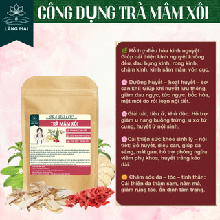 Trà Mâm Xôi - Làng Mai -Điều hòa kinh nguyệt, trà giảm đau bụng kinh, giúp ổn định kinh nguyệt, cân bằng nội tiết tố nữ