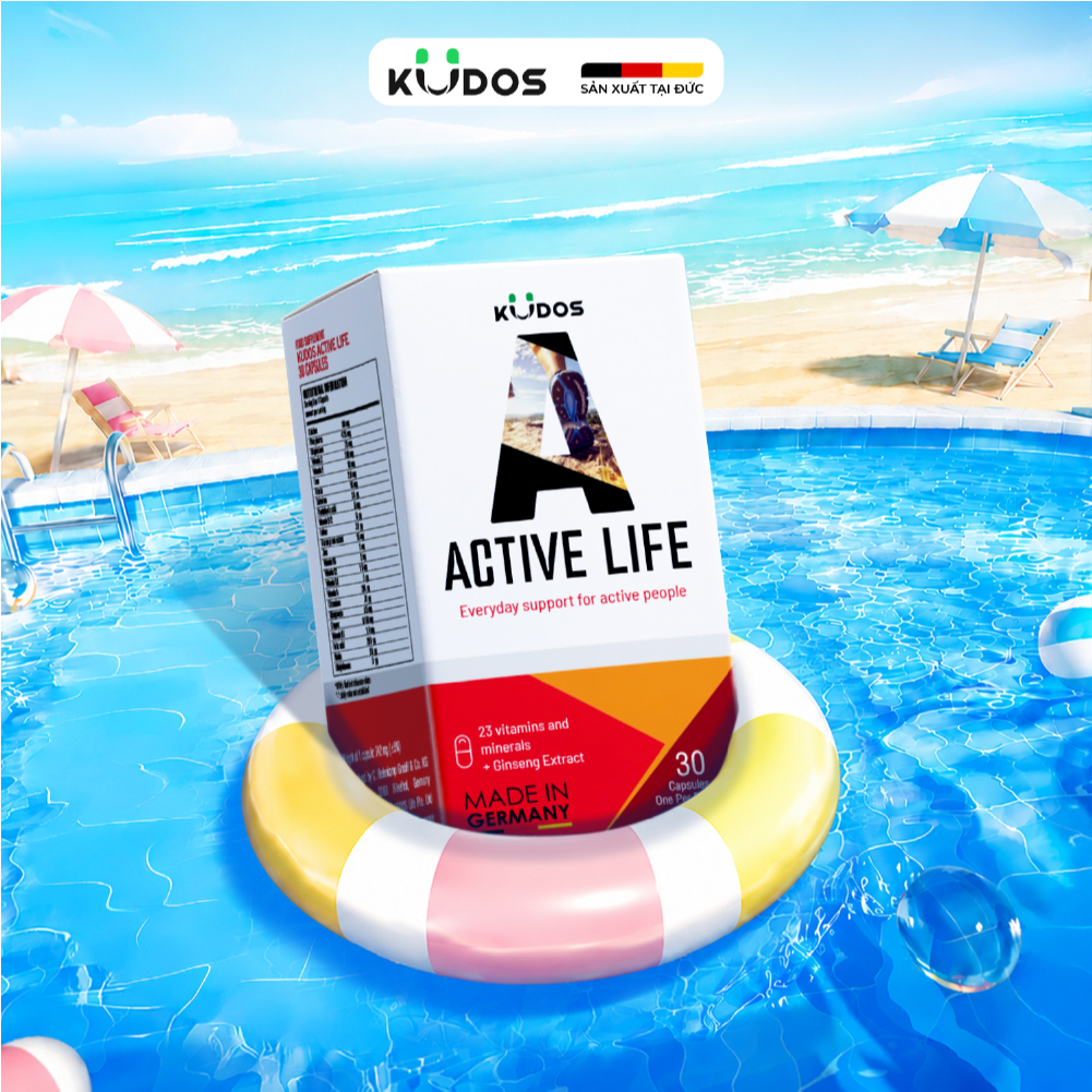 TPBVSK Viên uống KUDOS ACTIVE LIFE bổ sung vitamin tổng hợp (30 viên/hộp)