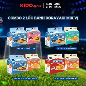 Combo 2 Lốc Bánh Dorayaki I Cấu trúc bánh siêu mềm mịn, chuẩn Bakery | Kido's Bakery