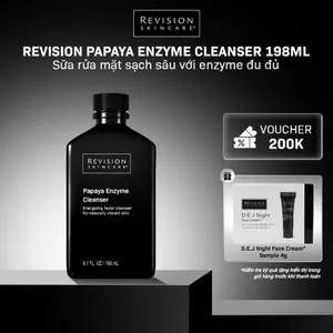 Sữa Rửa Mặt Sạch Sâu Với Enzyme Đu Đủ REVISION SKINCARE Papaya Enzyme Cleanser 198ml