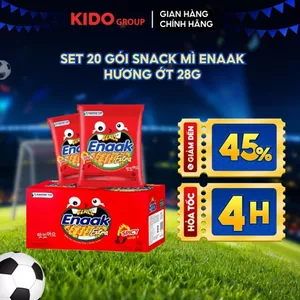 Hộp 20 gói Snack Mì Snack Enaak Hương Ớt Cấp 1 28g