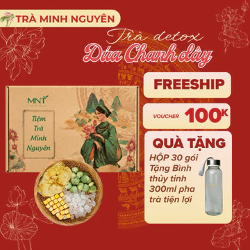 Trà Dứa Chanh Dây Minh Nguyên Hộp 30 Gói- Trà Detox – Trà Trái Cây Thảo Mộc Thanh Mát, Hương Vị Chua Ngọt Tự Nhiên
