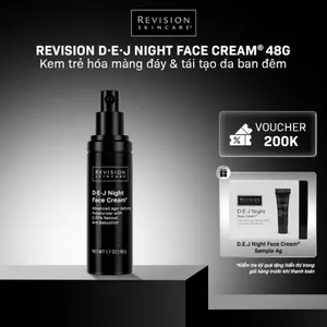 Kem Dưỡng Trẻ Hóa Màng Đáy Và Tái Tạo Da Ban Đêm Chứa 0.25% Retinol REVISION SKINCARE D·E·J Night Face Cream 48g