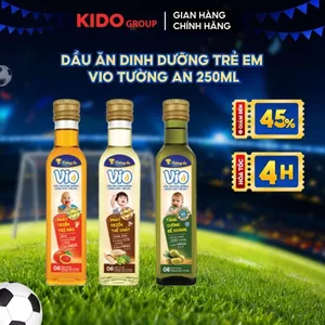 Dầu ăn dặm dinh dưỡng cho bé VIO Tường An Gấc/Mè/Olive 250ML