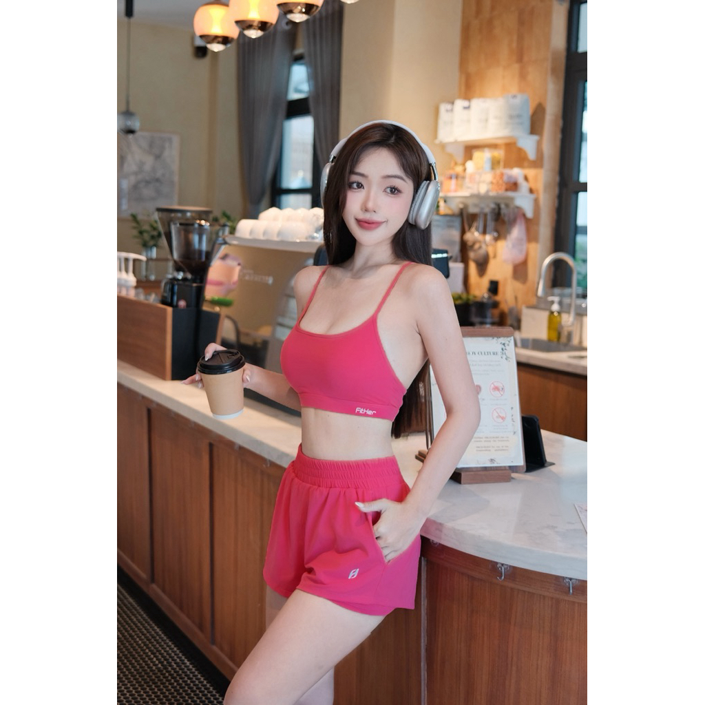 Set Tập Gym Yoga Pilates Nữ FitHer 3 Món Thiết Kế Hiện Đại Đa Năng
