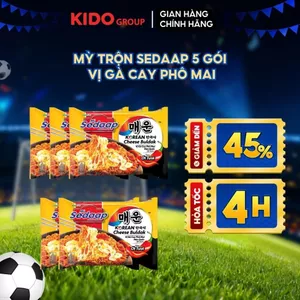 Combo 5 gói Mì trộn Sedaap vị phô mai hàn quốc 86g