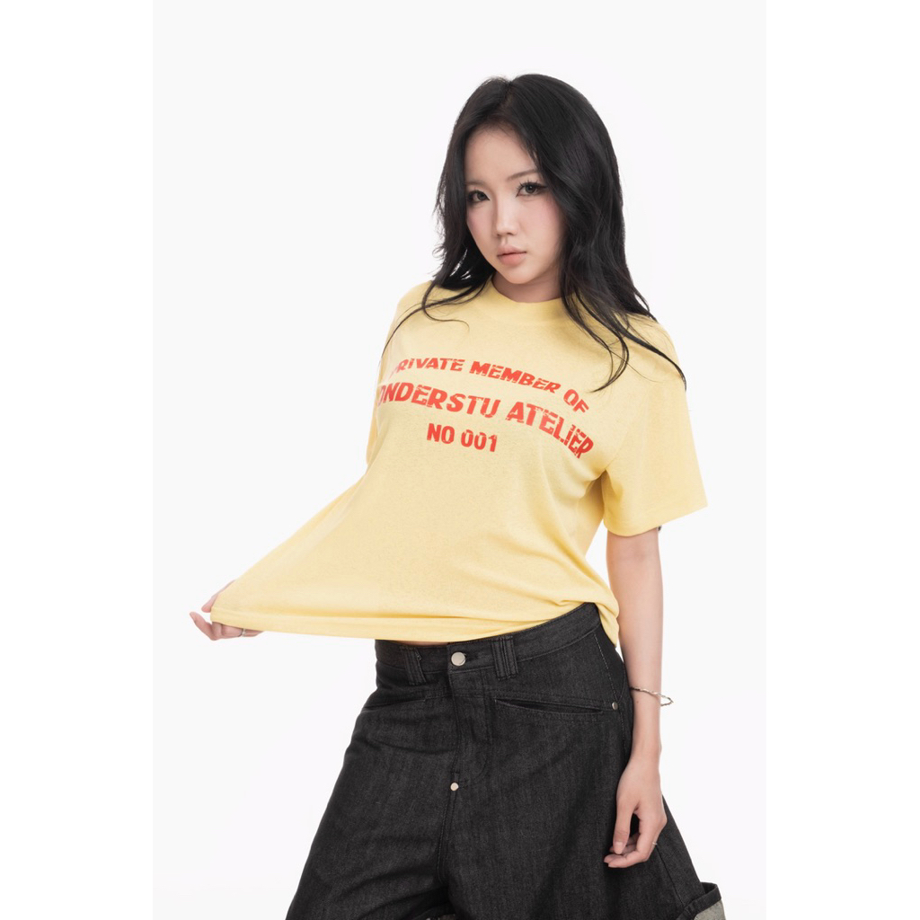 ÁO THUN TAY NGẮN VẢI GIẤY MỎNG MÁT WONDERSTU - COTTON PAPER