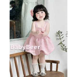 {TẶNG KÈM NƠ RỜI _Chính phẩm loại 1} Váy Bí taffta cho bé_Ảnh Thật/VÁY 2 Dây cho bé/ Váy đi tiệc cho bé