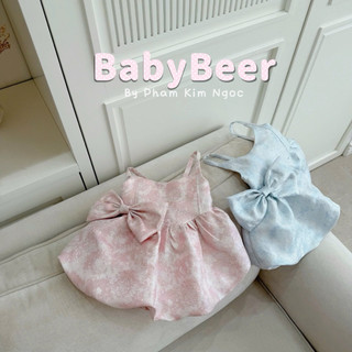 {TẶNG KÈM NƠ RỜI _Chính phẩm loại 1} Váy Bí taffta cho bé_Ảnh Thật/VÁY 2 Dây cho bé/ Váy đi tiệc cho bé