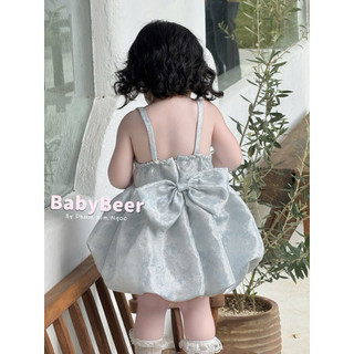 {TẶNG KÈM NƠ RỜI _Chính phẩm loại 1} Váy Bí taffta cho bé_Ảnh Thật/VÁY 2 Dây cho bé/ Váy đi tiệc cho bé