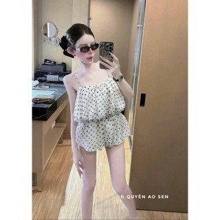 SET TƠ ÁO 2S MIX QUẦN BỒNG CHẤM BI HOT HIT