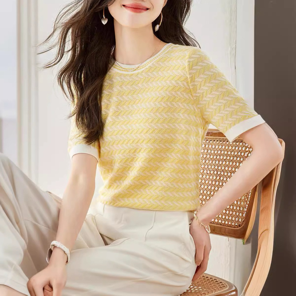 Áo len mongtoghi QC,áo len dệt kim nữ hàng thanh lý hoạ tiết dễ thương size 55-62kg