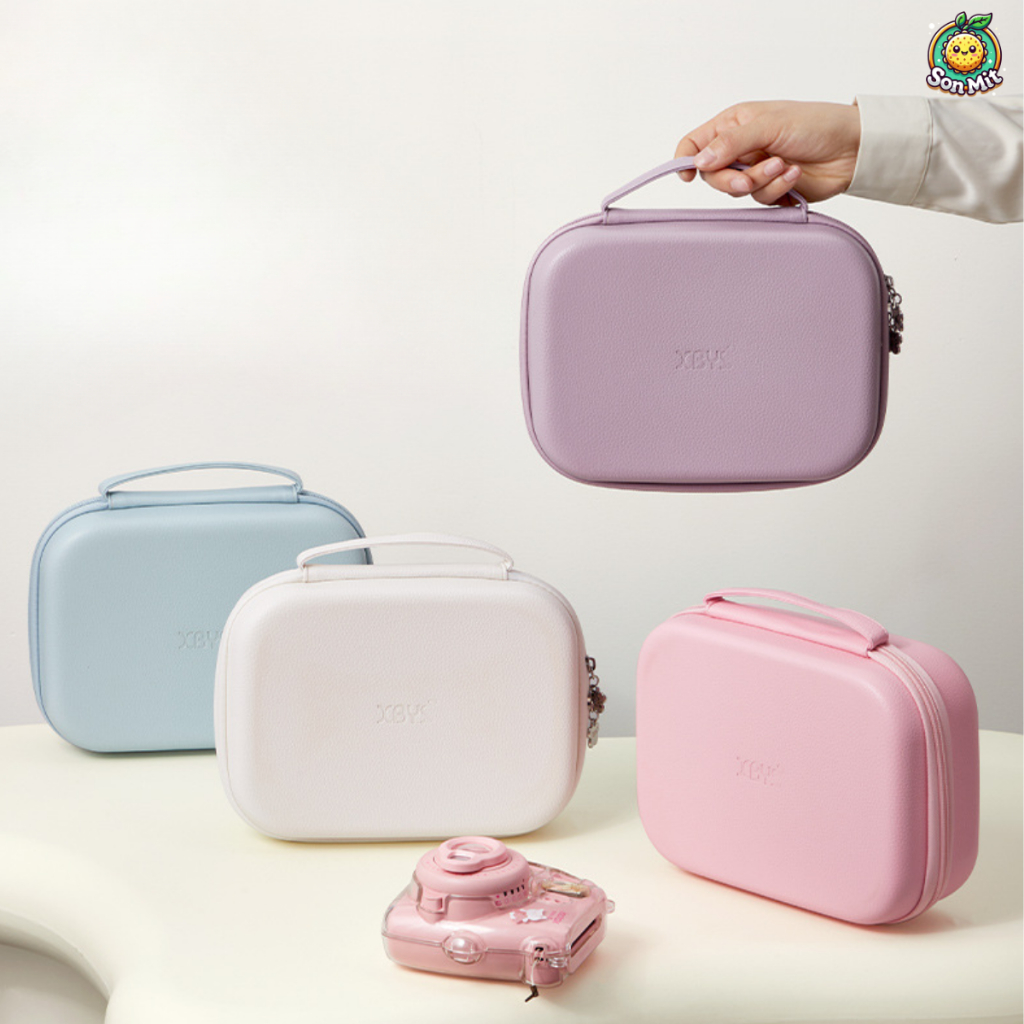 [SẴN] Hộp/túi đựng dung tích lớn, chống sốc và chịu áp lực dành cho máy ảnh Fujifilm Instant Camera Mini 12/ Mini EVO