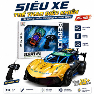 Xe điều khiển từ xa BERPU 2.4G, Siêu xe đồ chơi cho bé, Ô tô điều khiển từ xa, Quà tặng sinh nhật cho bé