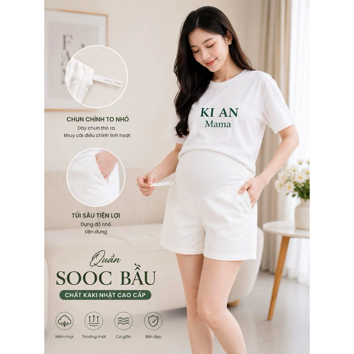 Maternity Soft Pants Sooc KaKi QB00066 – 68 kg – 2