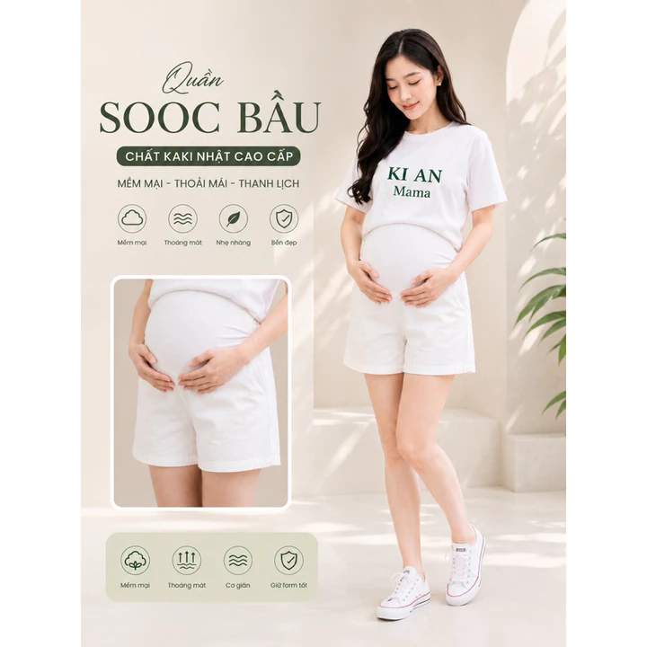 Maternity Soft Pants Sooc KaKi QB00066 – 68 kg – 3