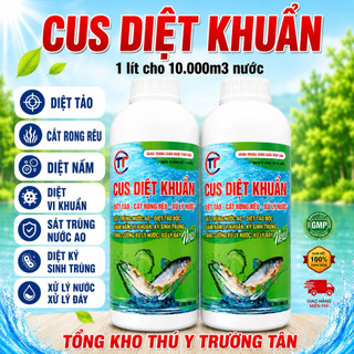 CUS. DIỆT. KHUẨ.N - SÁ.T TRÙN.G - DIỆ.T TẢO ĐỘ.C - KHỬ NẤM, VI KHUẨ.N  , KÍ SIN.H TRÙN.G - TĂN.G CƯỜNG XỬ LÝ NƯỚC