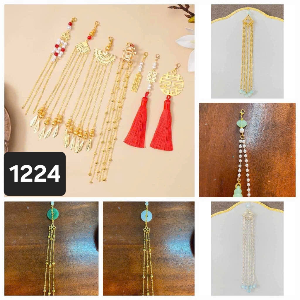 (1 cái) Tua rua cổ trang nhiều mẫu,, nguyên liệu làm trang sức cổ trang, nguyên liệu diy | BigBuy360 - bigbuy360.vn