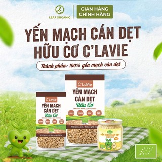 Yến Mạch Cán Dẹt Hữu Cơ C'LaVie 70g Giàu Chất Xơ Hỗ Trợ Tiêu Hóa, Tốt Cho Trí Não Bé Ăn Dặm & Ăn Kiêng - Natural Market