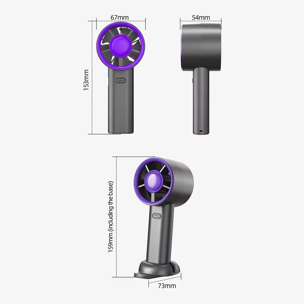 ( TẶNG STICKER) Quạt Cầm Tay S1 Mini , Làm Mát Nhanh , 3 Chế Độ  Giá đỡ điện thoại