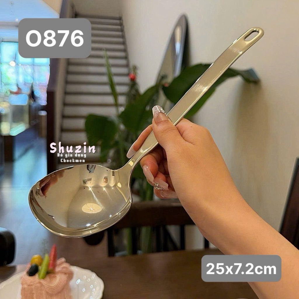 MUÔI CANH MẪU VUÔNG TÁO INOX 316L O876 / O877
