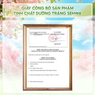 Tinh Chất Dưỡng Trắng SEHWA – Chống Lão Hóa Mờ Nếp Nhăn Cấp Ẩm Collagen 50ml