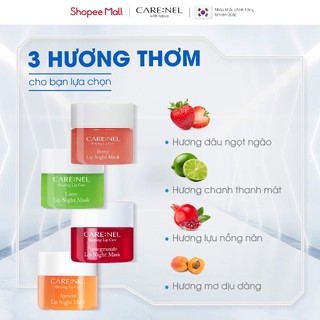 Mặt nạ ngủ dưỡng môi, tẩy tế bào chết ngăn ngừa nứt nẻ chính hãng Hàn Quốc CARE:NEL LIP NIGHT MASK