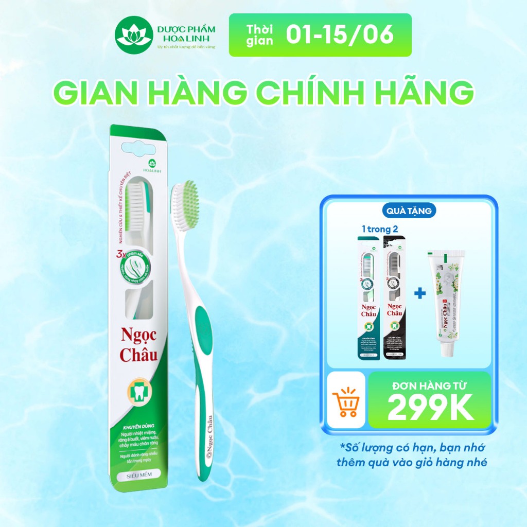Bàn chải đánh răng Ngọc Châu Siêu Mềm