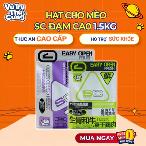 Hạt Cho Mèo SC Đạm Cao, Không Độn Ngũ Cốc