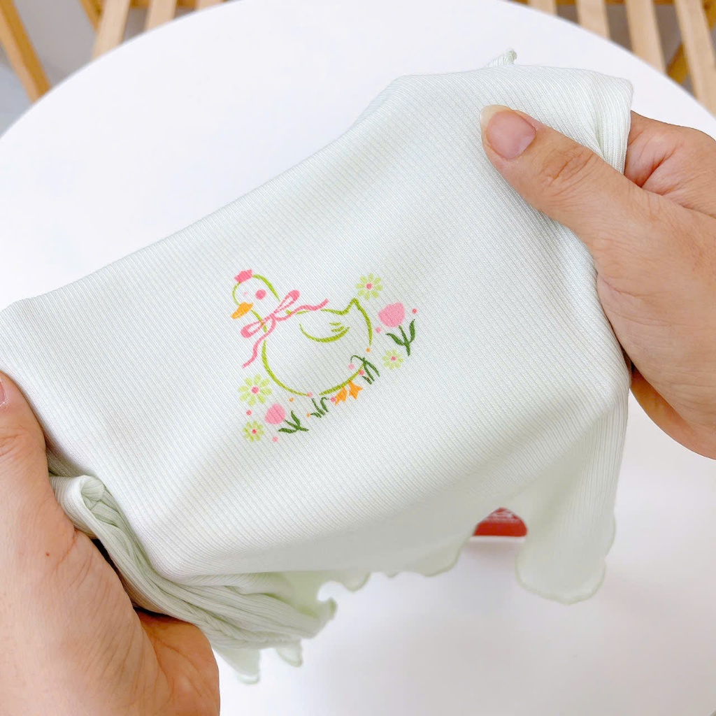 Đồ bộ dài tay bé gái sợi sồi Modal Lá Homewear LEZ01, bộ thun tăm cao cấp mềm mát mịn co giãn