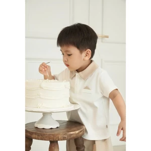 Set Bộ Polo Cộc Tay Sành Điệu Obebi Đi Học Đi Chơi Đi Tiệc Cho Bé Trai Từ 8 - 22kg SB41