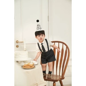 Set Bộ Cộc Tay Không Kèm Nơ, Yếm Thanh Lịch Obebi Cho Bé Đi Dự Tiệc Đi Chơi Đi Học Từ 8 - 22kg SB43