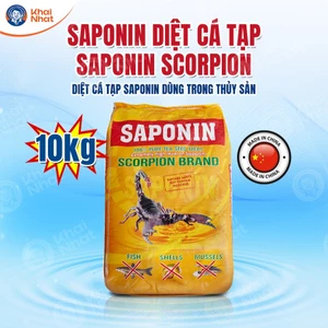 Saponin diệt cá tạp - Saponin Scorpion (10kg/bao) - Diệt cá tạp Saponin dùng trong thủy sản