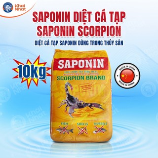 Saponin diệt cá tạp - Saponin Scorpion (10kg/bao) - Diệt cá tạp Saponin dùng trong thủy sản