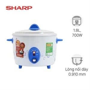 Nồi cơm Điện Sharp 1.8 lít KSH-D19V,-Chính Hãng-SX Thailan-Công nghệ nấu 1D ít tốn điện