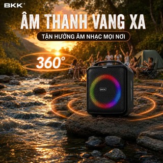 🔈 Loa Bluetooth Karaoke BKK B97PRO công suất đến 100W, BASS CĂNG SÂU led RGB, chỉnh được Bass Echo